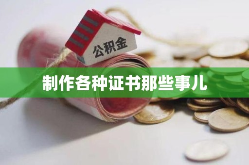 共青城制作各种证书那些事儿